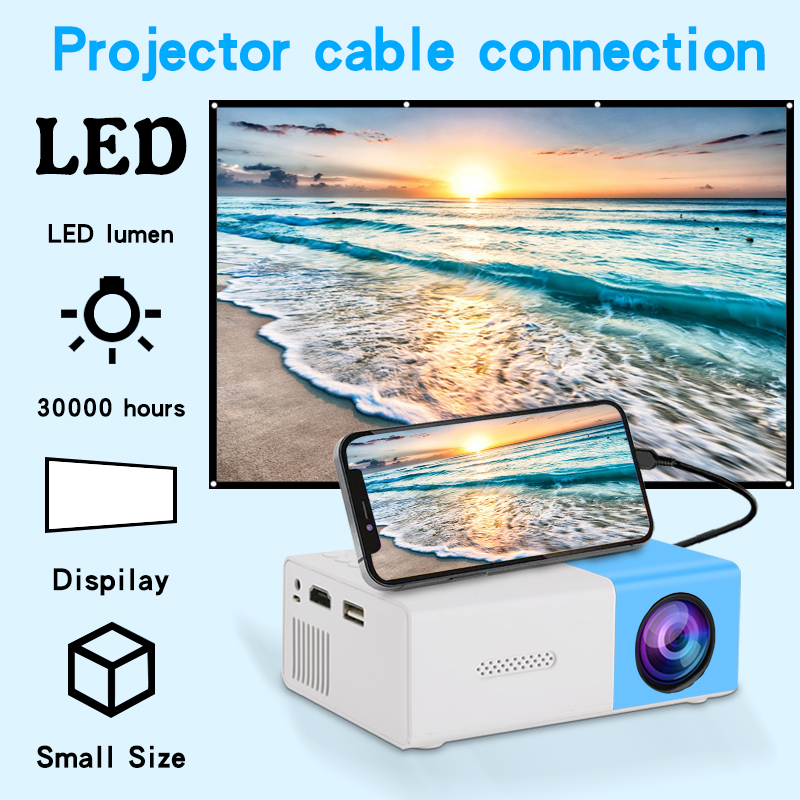 Home Cinema Hdmi - Ev yatak odası duvar projeksiyonu için