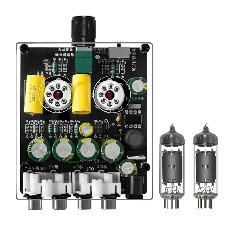 Home Cinema Hifi - Yükseltilmiş 6K4 Tüp Preamplifikatör Amplifikatörler HiFi