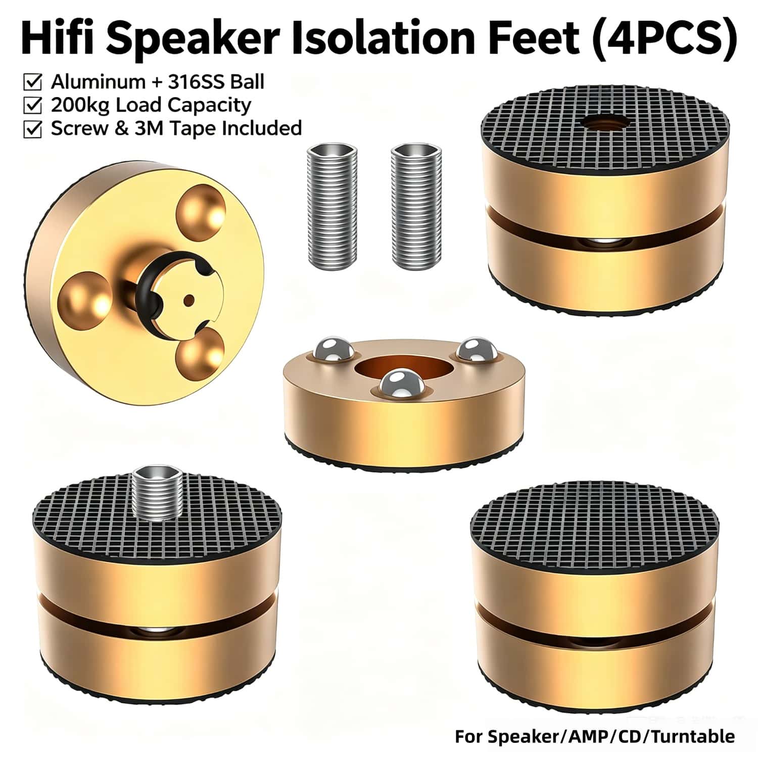 Home Cinema Hifi - 4 adet HIFI ses hoparlörleri amplifikatör