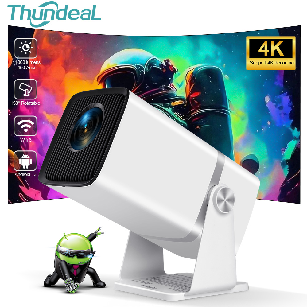Home Cinema Hdmi - ThundeaL 4K Full HD Projektör FHD