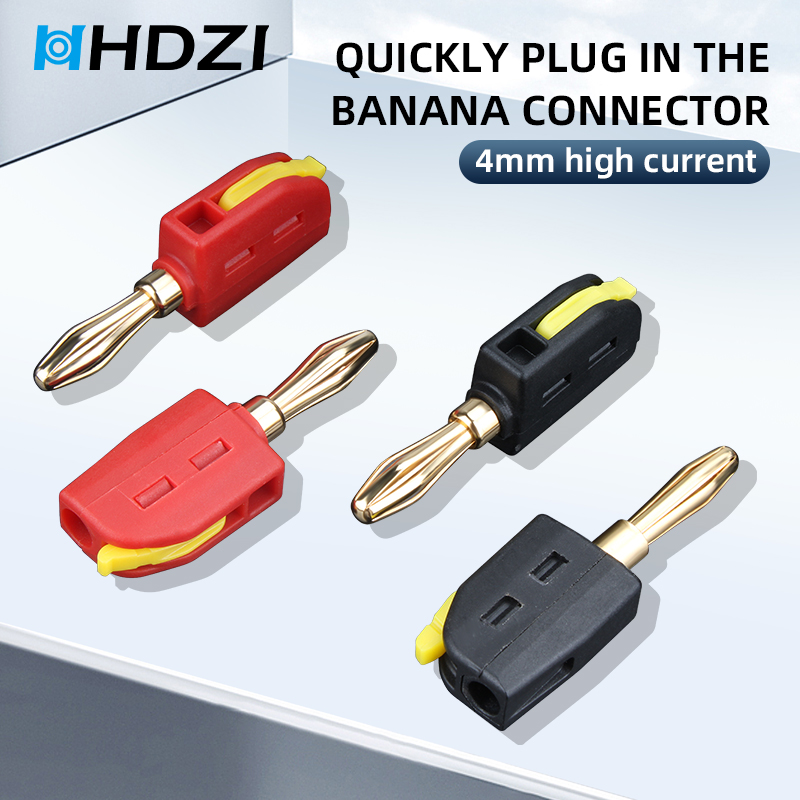 Home Cinema Hifi - HHDZI Hızlı Bağlantı Muz Fişi 4mm