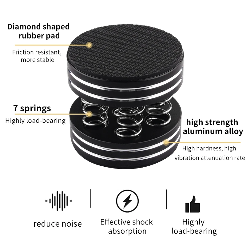 4 adet alüminyum alaşımlı şok  - Home Cinema Hifi incelemesi ve fiyatı