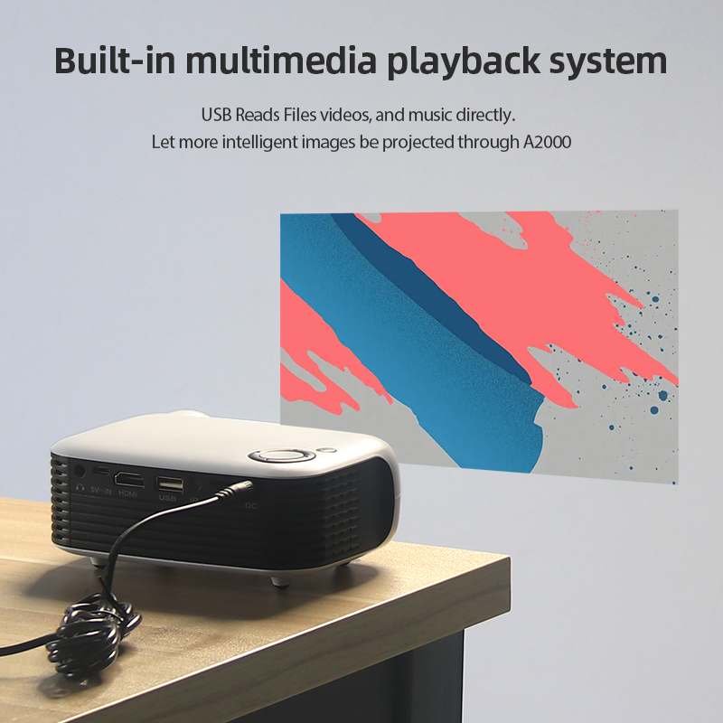 A2000 Mini Projektör Taşınabil - Home Cinema Hdmi incelemesi ve fiyatı